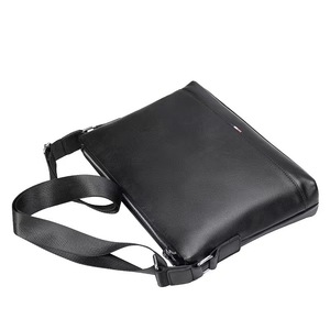Men's Shoulder <b>Bag</b> Genuine Leather Black Crossbody <b>Bag</b> Fashionable Everyday Use - Product Image 4