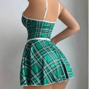 Nieuwe sexy dameslingerie uniform rollenspel jurkenset ODM polyester multi-arm stof - Product Image 2