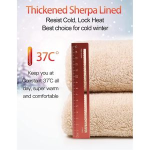 Men's Warm Fleece Sweatpants Sherpa <b>Lined</b> Winter Track <b>Pants</b> Rib Bottom Green 3XL - Product Image 3