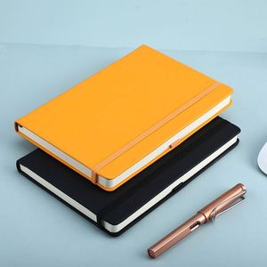 Libreta de Cuero con Logotipo Grabado, A4/A5/A6, Páginas Punteadas, Cierre Elástico, para Regalo Promocional o Empresarial - Product Image 3
