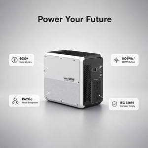 Station Portable OEM 004Wh LiFePO4 500W avec Générateur Solaire MPPT à Onde Sinusoïdale Pure, 6000+ Cycles, Certification IEC 62619 <span class=keywords><strong>pour</strong></span> Vie Hors Réseau - Product Image 1