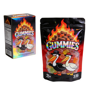 Bolsas Holográficas Personalizadas con Efecto Metálico y Superficie Mate, Bolsas con Cierre de 3.5 y <span class=keywords><strong>8</strong></span> Pulgadas, a Prueba de Olores, para Juguetes, Cereales, etc. - Product Image 1