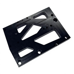 Placa de Montaje Hueca Ligera de Aluminio Anodizado, Mecanizada por CNC, Personalizada OEM, Equipo de Automatización de Alta Precisión - Product Image 3