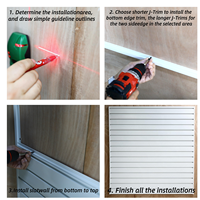 Système de rangement mural pour garage en PVC + métal, résistant à l'eau, blanc, avec crochets et paniers pour l'organisation murale