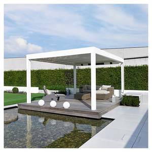 Pérgola Moderna Cuadrada de Aluminio Prima, Ecológica, Ligera, Impermeable, Duradera y Segura para Patio de Villa - Product Image 5