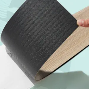 Luxury ECO OEM ODM Wood Grain Parquet Effect Glue Down Wooden Vinyl Planks Tile PVC Floor For House