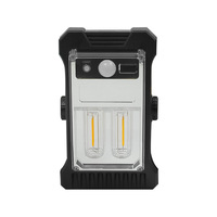 Lampe à Clip Solaire Étanche à Détection de Mouvement pour Jardin Extérieur, Terrasse, Sans Câblage, Lumière Solaire Portable pour Jardin, Cour