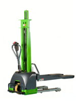 Chariot élévateur autoportant entièrement électrique Everlift avec capacité de 1 tonne et télécommande pour les imprimeries