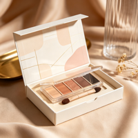 Boîte de palette d'ombres à paupières en carton rigide avec logo personnalisé, emballage en papier cosmétique en gros