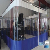 Rideaux de séparation pour cabine de peinture et atelier de carrosserie Auto-Guard de fabrication chinoise, de bonne qualité