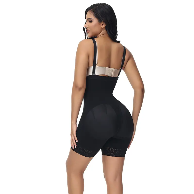 Toptan 2 parça şekillendirici Set karın kontrol mastektomi sutyen Shapewear Bbl kısa sahne 2 sonrası cerrahi kolombiyalı Fajas De Para Mujer