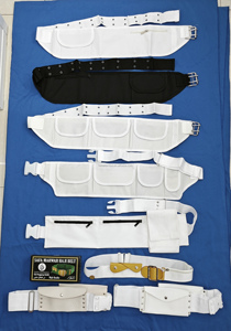 Vente en gros <span class=keywords><strong>Ceinture</strong></span> Hajj Hiram <span class=keywords><strong>Ceinture</strong></span> en nylon blanc cassé pour <span class=keywords><strong>ceinture</strong></span> musulmane Hajj de Chine pour le pèlerinage avec des techniques tissées simples - Product Image 4