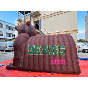 Túnel inflable de 3,5 m de largo para entradas de eventos con logotipos personalizables - Product Image 1