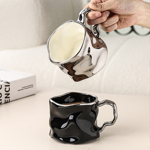 Sáng Tạo chịu nhiệt gốm cốc cà phê không thường xuyên vui gốm sứ ánh sáng sang trọng cốc cà phê drinkware - Product Image 3