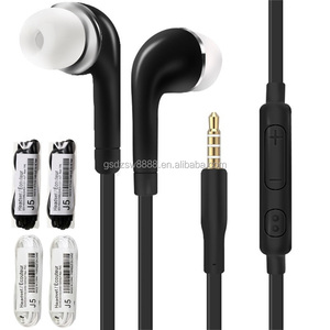 Stereo Earphone 3.5Mm In-Ear Headphone Headset dengan Mic Remote Control untuk Samsung Galaxy S3 S6 S7 S8 Note 2 4 Ponsel Android