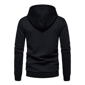 Áo hoodie nam chất liệu polyester 100%, kiểu dáng ôm body, in logo theo yêu cầu, phong cách đường phố, dệt kim, đơn giản, năng động. - Product Image 3
