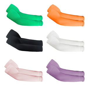 Summer Sun Protection Arm Sleeves Unisex Seamless UV Shield Outdoor Cycling Fishing Solid Color Rose Scent Ice Silk Cool Touch - Product Image 3