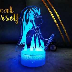 Lampe de nuit Anime pour enfants, <span class=keywords><strong>d</strong></span>écoration de <span class=keywords><strong>chambre</strong></span> <span class=keywords><strong>Otaku</strong></span>, télécommande, effet 3D, lueur vive pour la <span class=keywords><strong>d</strong></span>écoration de <span class=keywords><strong>chambre</strong></span> à coucher, à intensité variable - Product Image 3