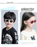 Lunettes de soleil pour enfants en silicone TPEE, légères, avec protection UV, polarisées, confortables et durables, personnalisables pour garçons et filles