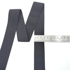 Correa de material de látex elástica 1cm-10cm ropa de satén a rayas con apertura de terciopelo multicolor para pantalones hechos en China - Product Image 1