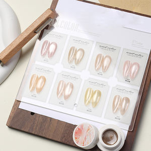AILANUO 6-color Gold Satin Cat's Eye <b>UV</b> <b>Gel</b> <b>Polish</b> 15ml TPO/Hema Free Vegan Eco-Friendly Long-Lasting OEM/ODM - Product Image 2