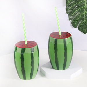 Bottiglia per Succo in Plastica PP Personalizzata ZB Factory, Forma di Frutta Cartoonesca, Ecologica, Senza BPA, Antigoccia, per Caffè - Product Image 1