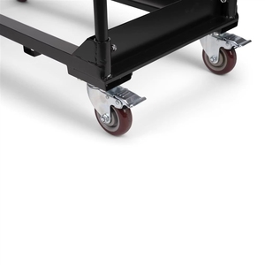 Carrito Plegable <span class=keywords><strong>de</strong></span> Hierro Resistente para Sillas, Carro <span class=keywords><strong>de</strong></span> Transporte con 4 Ruedas, Carrito <span class=keywords><strong>de</strong></span> Almacenamiento Portátil para Sillas <span class=keywords><strong>de</strong></span> Banquetes, Eventos y Hoteles - Product Image 4