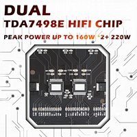 TDA7498E Bluetooth güç amplifikatörü kurulu Subwoofer 2.1 kanal 15V-36V ses güç amplifikatörü modülü