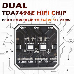 Bo Mạch Khuếch Đại Công Suất <span class=keywords><strong>Bluetooth</strong></span> TDA7498E Với Loa Siêu Trầm Mô-đun Khuếch Đại Công Suất Âm Thanh 2.1 Kênh 15V-<span class=keywords><strong>36V</strong></span> - Product Image 3