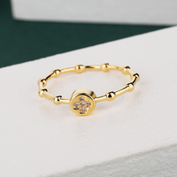 Bague Femme Personnalisée Croix Religieuse Tendance Bijoux Or Vente en Gros