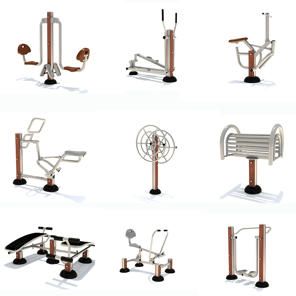 Outdoor Gym Equipment for Parks Durable UV-Resistant