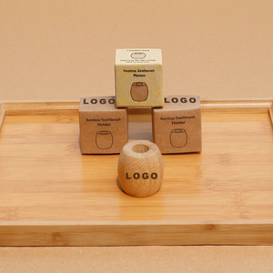 Base de support de <span class=keywords><strong>brosse</strong></span> <span class=keywords><strong>à</strong></span> dents ronde écologique personnalisée porte-<span class=keywords><strong>brosse</strong></span> <span class=keywords><strong>à</strong></span> dents en <span class=keywords><strong>bois</strong></span> et bambou - Product Image 1