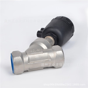 Válvula Neumática de Asiento Angular Tipo Y DN15 20 25 32 40 50 65 Tri-Clamp de Acero Inoxidable 304 para Agua y Aire - Product Image 4