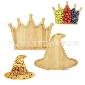 Yu Feifan Bamboo Wooden Food <b>Tray</b> Solid Wood Fruit <b>Snack</b> <b>Tray</b> Eco Friendly Party Serving <b>Tray</b> - Product Image 3