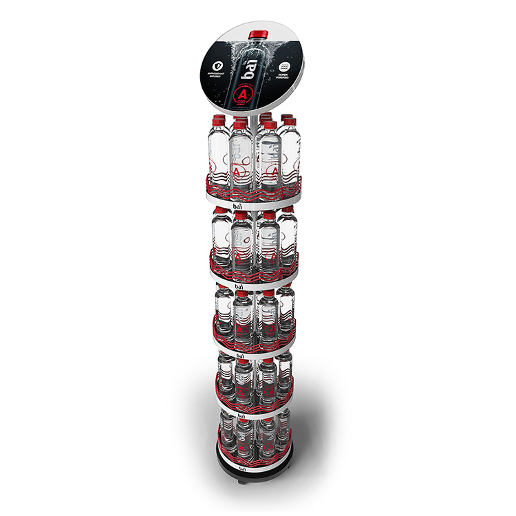 Custom Display Stand Outer Door Products Tower with Casters for Exclusive Agency — view 5