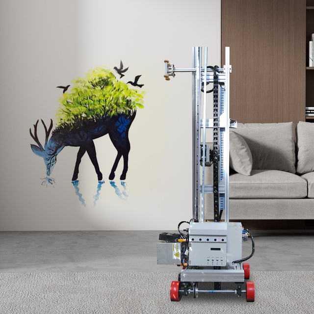 BYTCNC 3d Vertical Wall Graffiti Printer Automatic 3D Wall Printing Machine