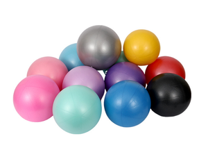 Ballon de Pilates et de Yoga en PVC Souple de 9 Pouces avec Fonction Massage, Anti-éclatement, Léger, pour Entraînement de la Sangle d'Équilibre et Thérapie Physique - Product Image 2