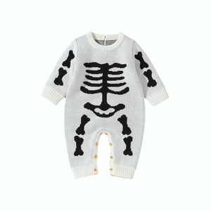 Mimixiong Vendita all'Ingrosso di Abbigliamento per Halloween, Pigiami in Maglia per Neonati e Bambini, Completi <span class=keywords><strong>Invernali</strong></span> all'Uncinetto, Tutine a Maniche Lunghe - Product Image 4