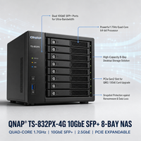 TS-832PX-4G QNAP TS-832PX-4G NAS 8 baies haute capacité pour stockage en réseau