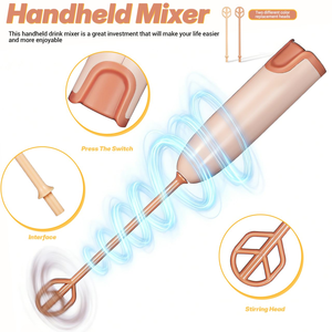 เครื่องตีฟองนมมัทฉะแบบมือถือ ใช้แบตเตอรี่ สำหรับกาแฟ ไข่ และมัทฉะ - Product Image 4