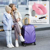 Oreiller de voyage gonflable en PVC en forme de U, housse en polaire douce, léger, pliable, grande valve à air, gonflage/dégonflage rapide pour avion et voiture