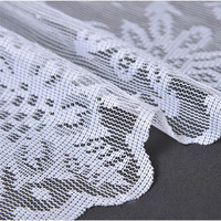 Couverture de Table en dentelle blanche Vintage, linge de Table en dentelle blanche pour décoration de Banquet de fête, mariage et dîner, 1 pièce