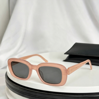 Lunettes de soleil unisexes en PC, monture carrée personnalisable, verres colorés de luxe, protection UV400, pour l'extérieur et la plage