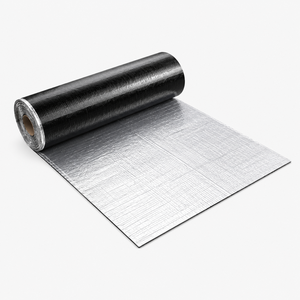 Rouleau de membrane d'étanchéité en asphalte résistant aux UV avec surface en feuille d'aluminium à haute adhérence de 2,0 mm pour la réparation des gouttières en tuiles d'acier colorées - Product Image 1