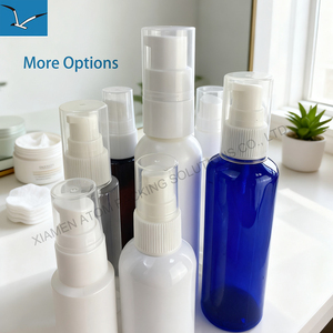 Pulverizador de bomba de botella de base antiderrames de plástico blanco <span class=keywords><strong>pequeño</strong></span> 20/410 24/410 Esencia de suero Crema para Ojos forma de pájaro - Product Image 4