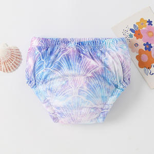 Детские летние тренировочные штаны для унитаза с защитой от утечки молочного шелка нижнее белье Подгузники с принтом тканевые подгузники нижнее белье - Product Image 6