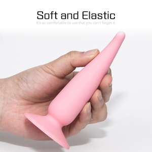 シリコーンアナルプラグ大人のおもちゃ前立腺マッサージャーG刺激器自慰行為者ディルドしかしプラグ大人の女性のためのセックス製品 - Product Image 3