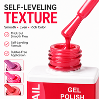 OEM Produk Kuku Gel UV 15ml 1000 Warna, Penawaran Sampel Merek Cat Kuku Gel Seni Logo Kustom Terlaris, Produk Kuku Salon Profesional