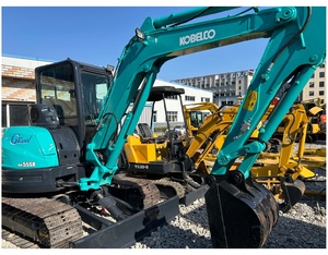 Excavatrice Kobelco Sk55Sr de 3 tonnes avec godet hydraulique de 0,18 m³ de capacité, machine de terrassement d'occasion - Product Image 1