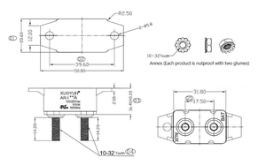 Автоматический Сброс аккумулятора грузовика Kuoyuh 50 в 10 А, автоматический выключатель с крышкой - Product Image 6